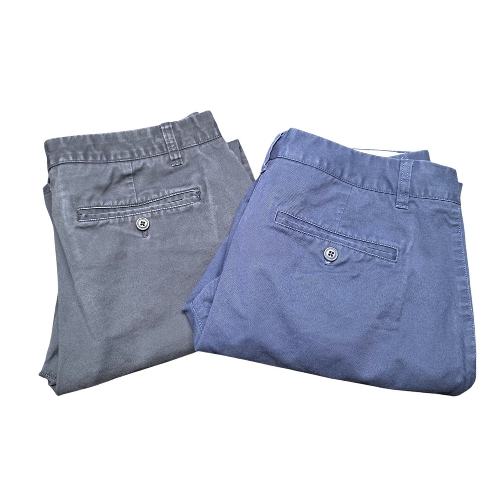 Bonobos The Chino 2.0 Pants Navy Blue Mens 32x30 Tailored Fit Stretch Cotton Set